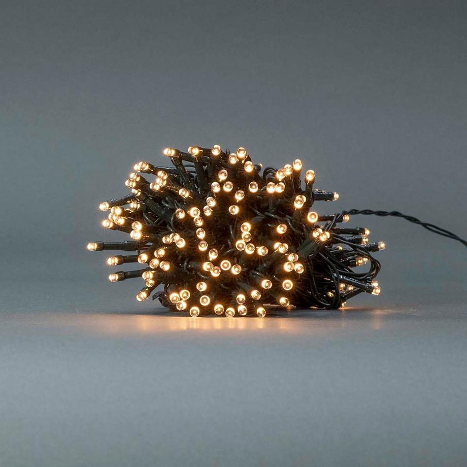 Weihnachtsbeleuchtung | String | 192 LED's | Warm White | 14.40 m | Lichteffekte: 7 | Innen oder Außen | Batteriebetrieben