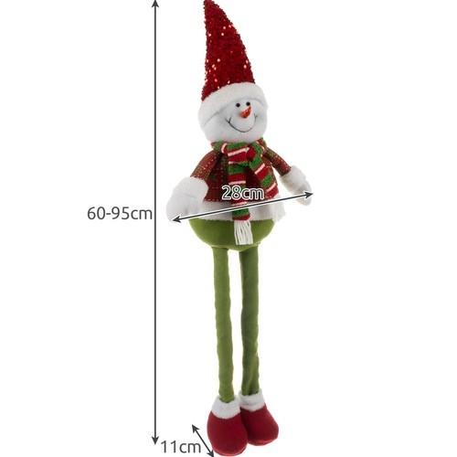 Ruhhy Bonhomme de neige de Noël - télescopique 95cm Ruhhy 22331  