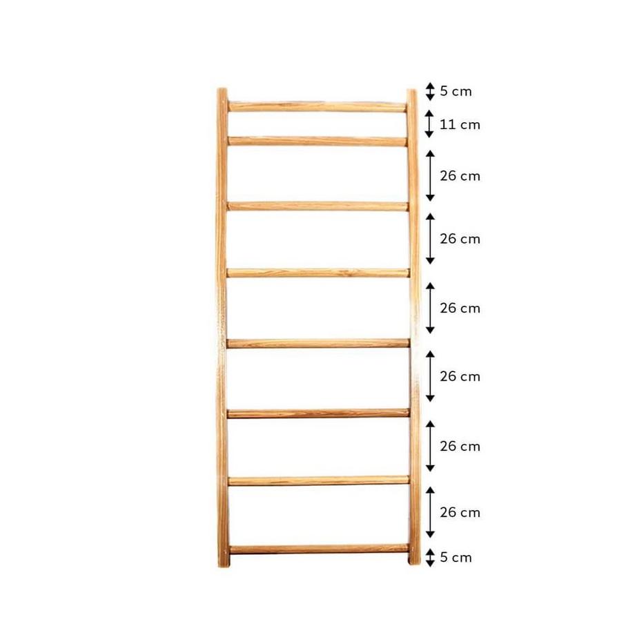 JustFit  Holzwandsprosse Schwedische Gymnastikleiter JustFit 