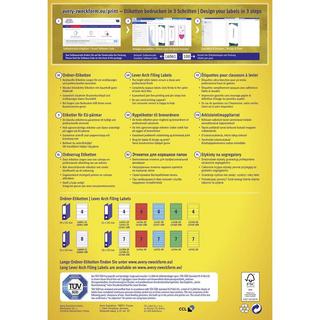 Avery-Zweckform AVERY ZWECKFORM Ordner-Etiketten 192x38mm, 700 Stück  