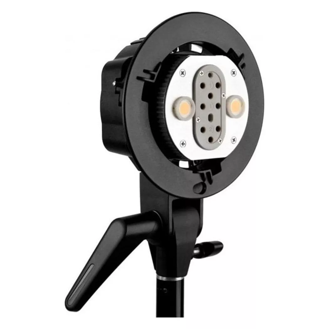Soporte de cabezal de luz de doble tubo Godox AD-B2 con montura Bowens para flash portátil AD200.