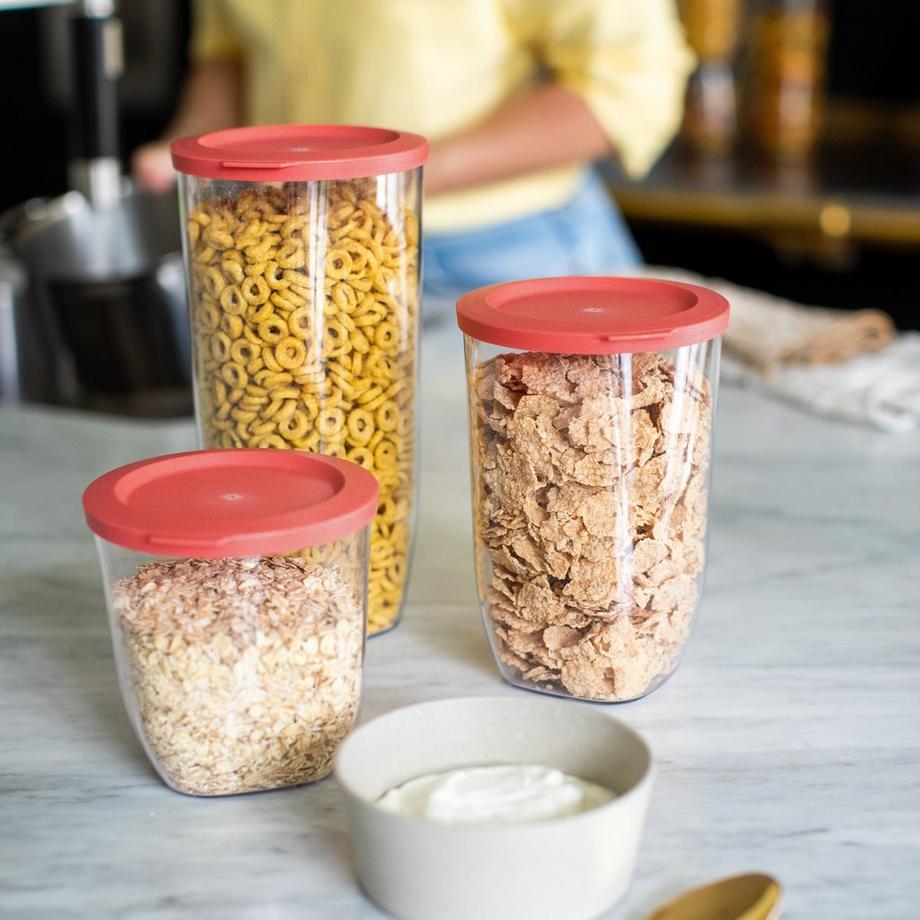 koziol  koziol Connect Dry M Rund Behälter 1,5 l Pink, Transparent 1 Stück(e) 