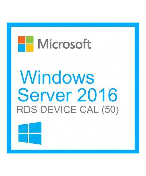 Microsoft  Windows Server 2016 Remote Desktop Services (RDS) 50 device connections - Clé licence à télécharger - Livraison rapide 7/7j 