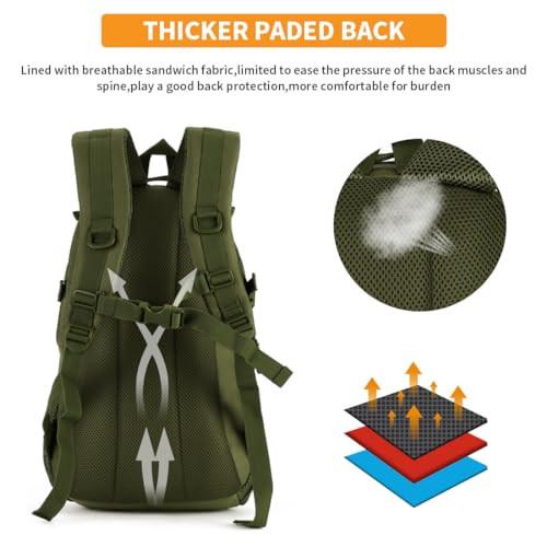 Only-bags.store Taktischer Rucksack Schultasche Militär Schulranzen Tagesrucksack wasserdicht Mini Erwachsene Tagesrucksack Sportrucksack Trekking-Rucksack für Outdoor-Sport Fitness Wandern  