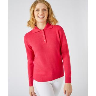 Damart  Pull col polo maille jersey souple. 