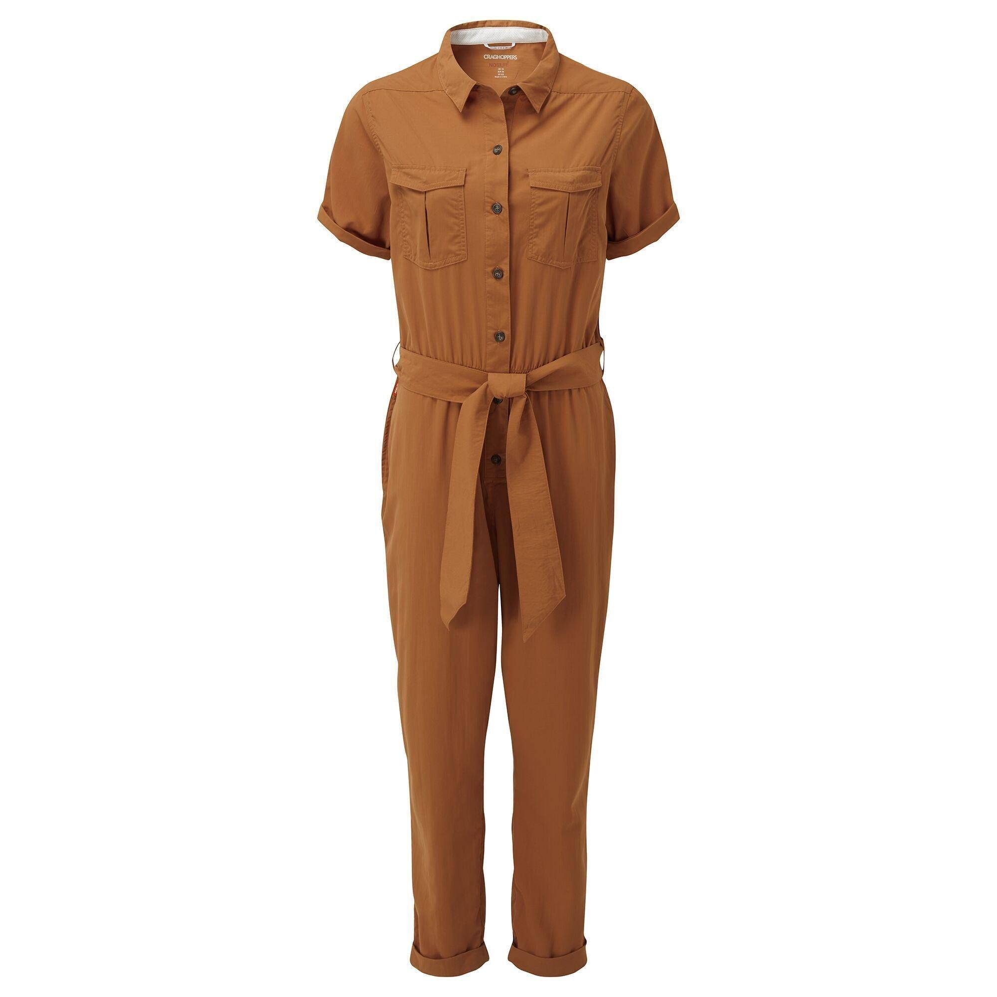 Image of Rania Jumpsuit, Nosilife Unisex Braun Leder 44