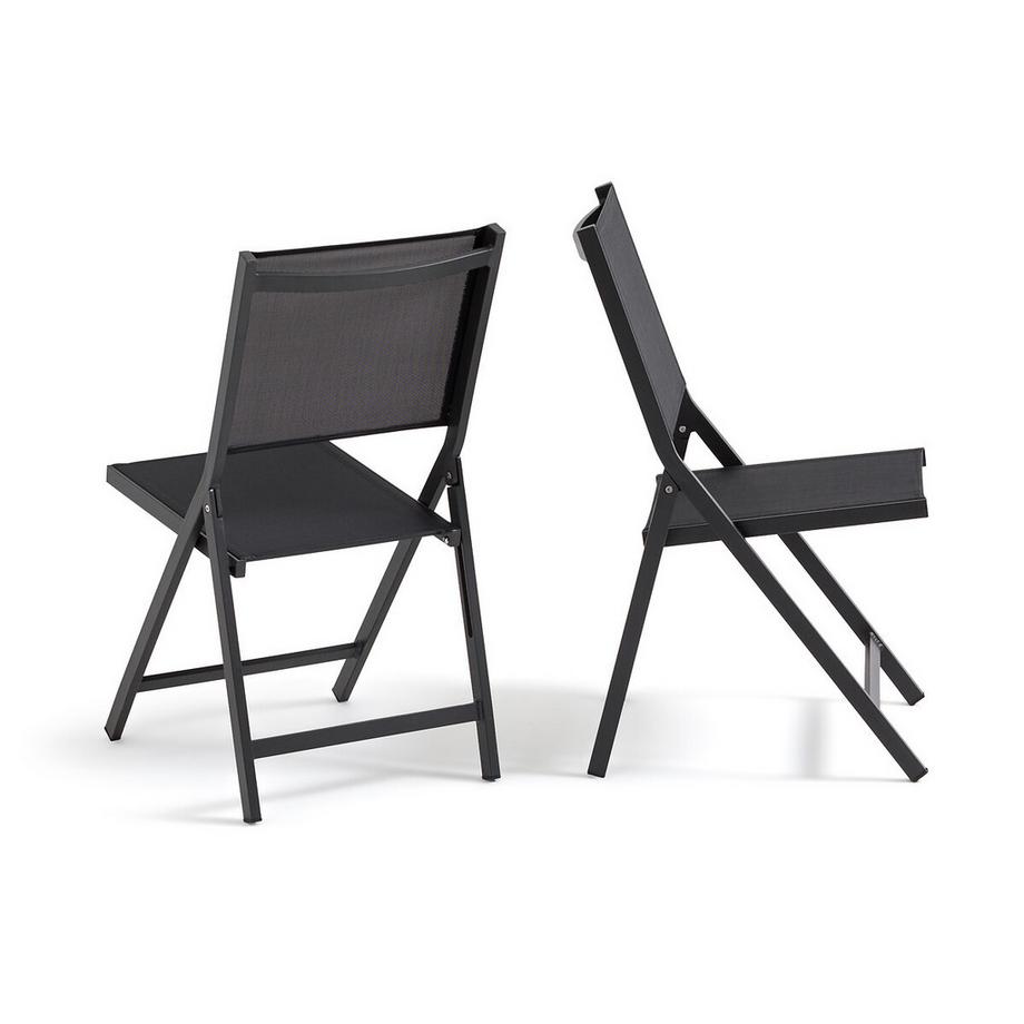La Redoute Intérieurs Lot de 2 chaises pliantes  
