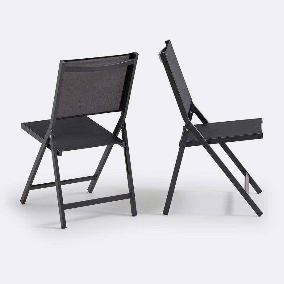La Redoute Intérieurs Lot de 2 chaises pliantes  
