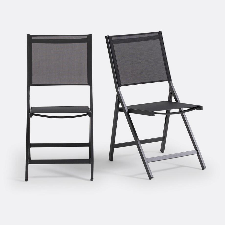 La Redoute Intérieurs Lot de 2 chaises pliantes  