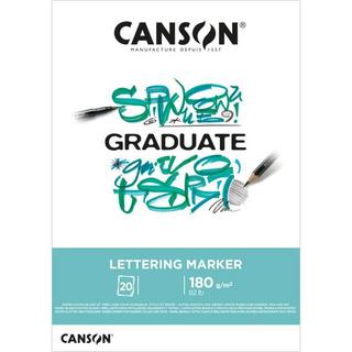 CANSON  Canson Graduate Lettering Marker Papier à lettres 20 feuilles 