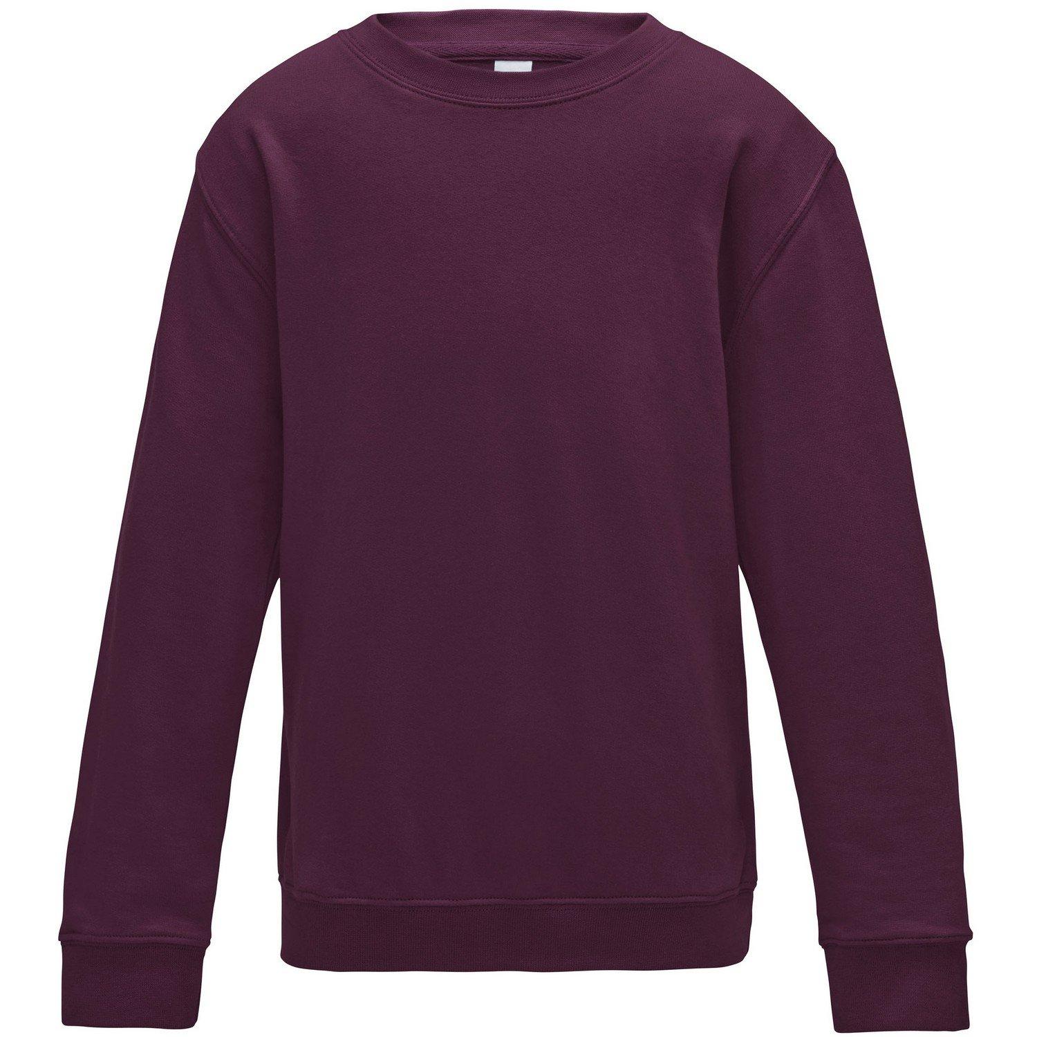 Image of Just Hoods Plain Pullover Mit Rundhalsausschnitt Jungen Lila 128