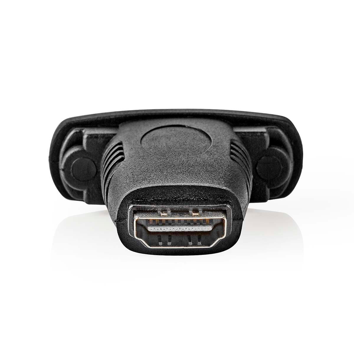 Nedis  HDMI™ Adapter | HDMI™ Input | DVI-D 24+1-Pin Female | Nickel Plated | Straight | ABS | Black | 1 pc. | Boîtier 
