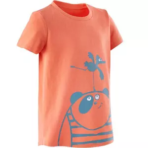 T-shirt orange/turquoise basique Baby Gym enfant