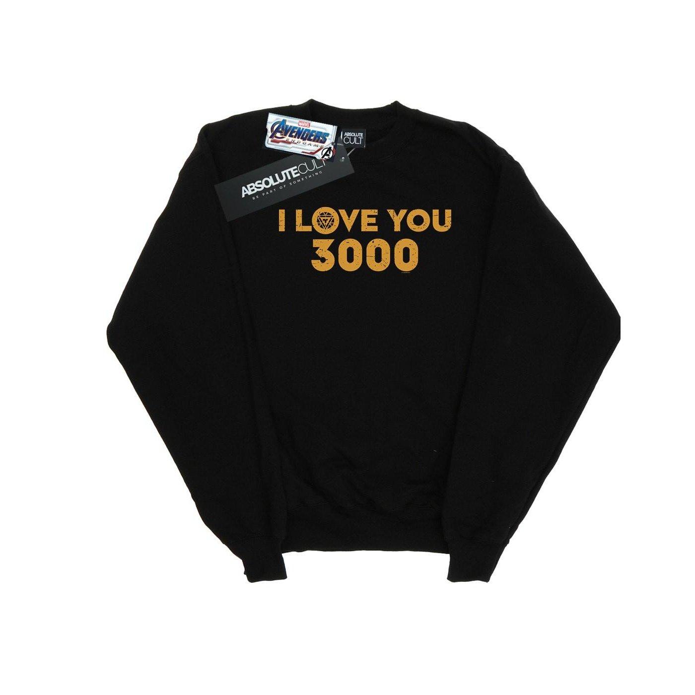 MARVEL  Avengers Endgame I Love You 3000 Arc Reactor Sweatshirt 