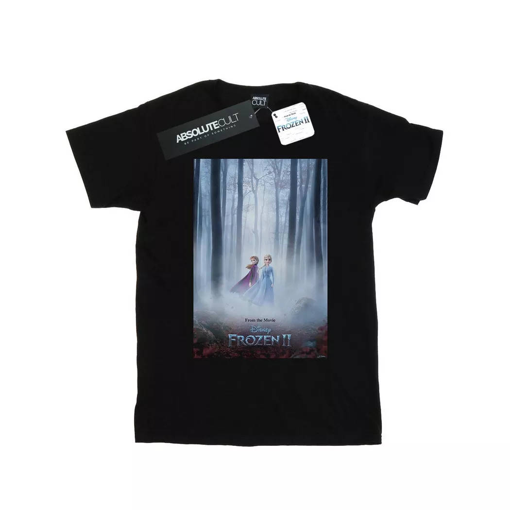 Disney - Frozen 2 TShirt, für Damen, Schwarz, Größe XL