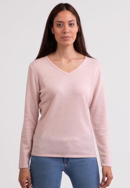 CASH-MERE.CH  Kaschmir V-Ausschnitt Pullover 