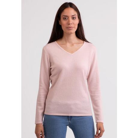 CASH-MERE.CH  Kaschmir V-Ausschnitt Pullover 