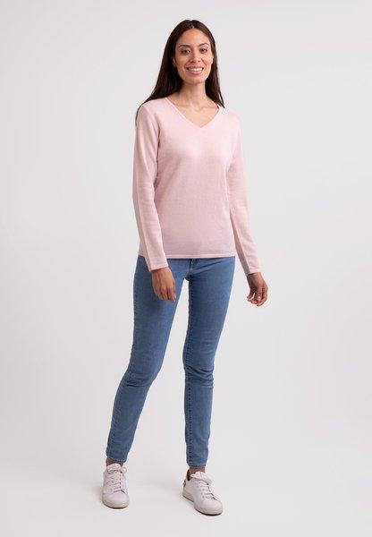 CASH-MERE.CH  Kaschmir V-Ausschnitt Pullover 