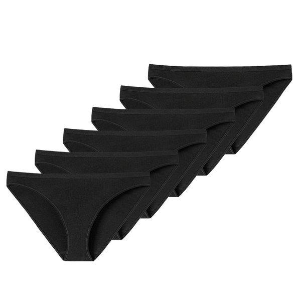 Image of 6er Pack 955 Organic - Mini-slip Damen Schwarz XL