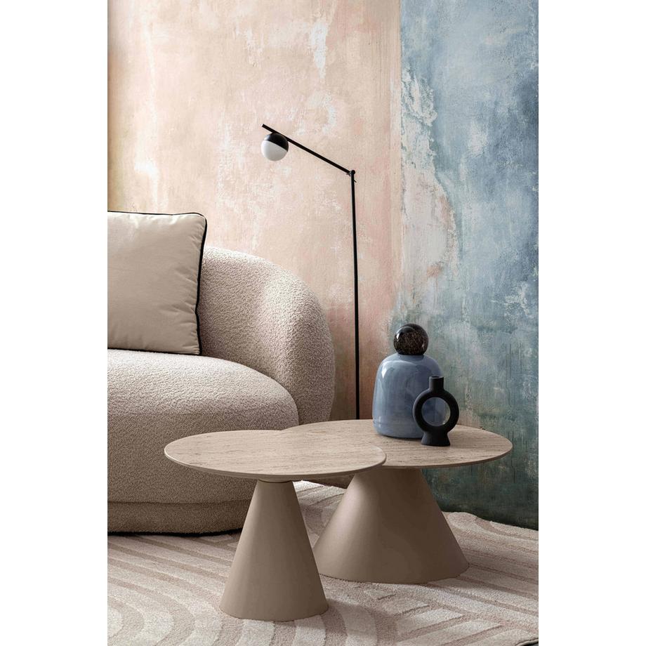 mutoni Tavolino rotondo Hardy (set di 2)  