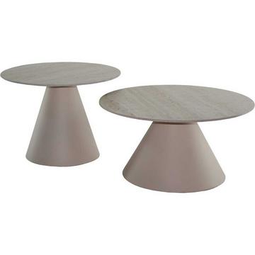 Tavolino rotondo Hardy (set di 2)