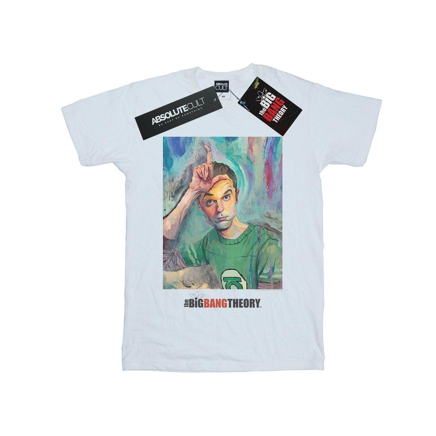 Image of Sheldon Loser Painting Tshirt Damen Weiss 3XL