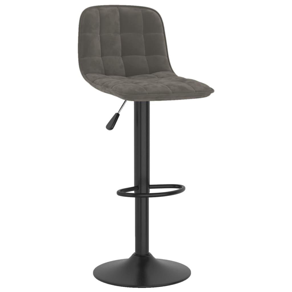 VidaXL Tabouret de bar velours  