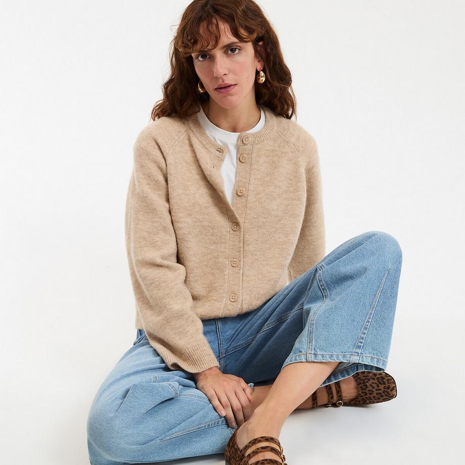 La Redoute Collections Cardigan Girocollo  