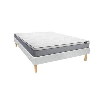 Ensemble sommier + matelas ressorts ensachés ép SERENITE de DREAMEA 1