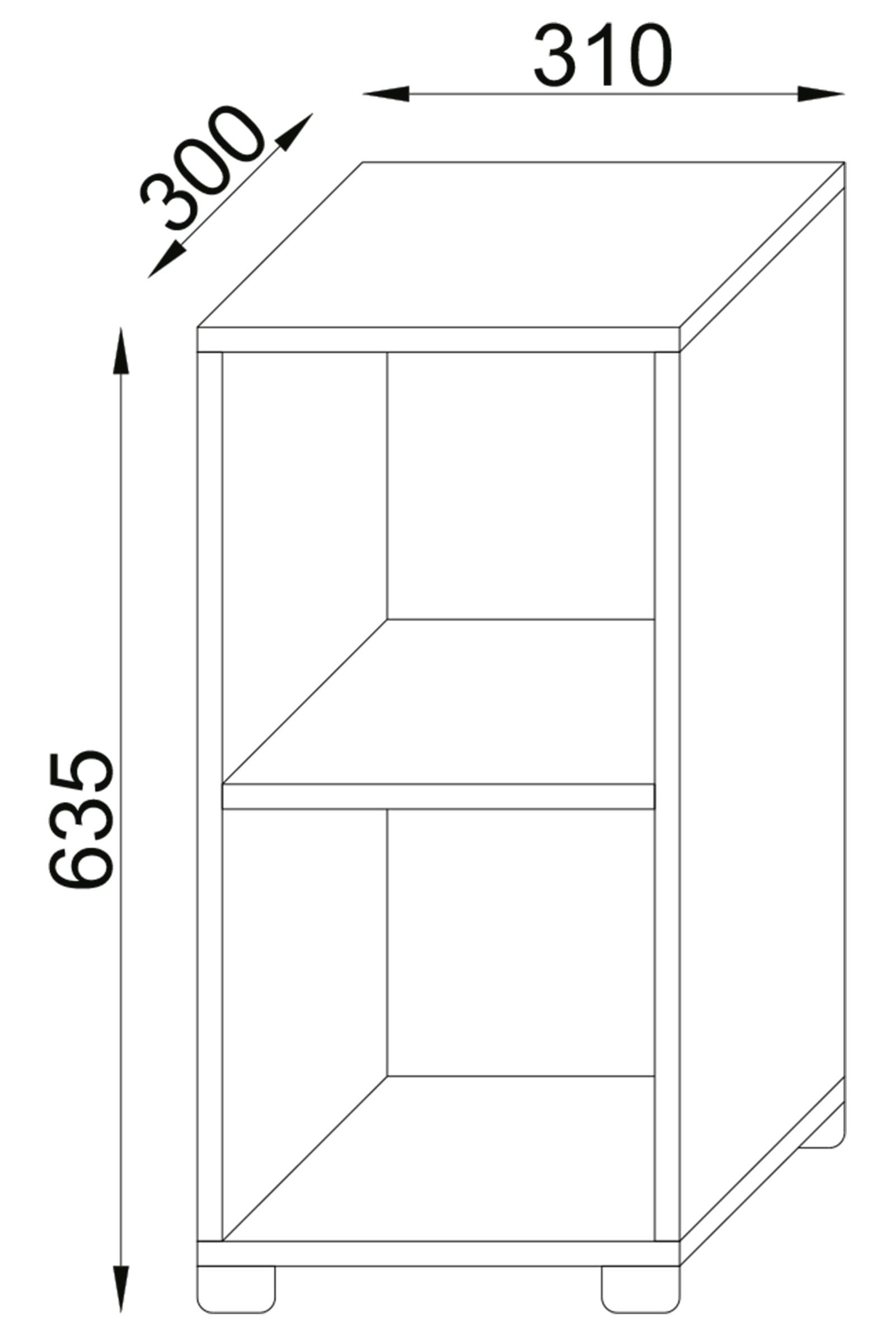 VCM Holz Badschrank Benas-2  