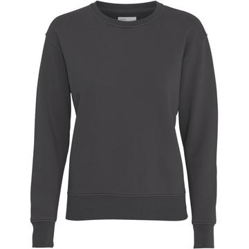Pull col rond femme  Classic Organic lava grey