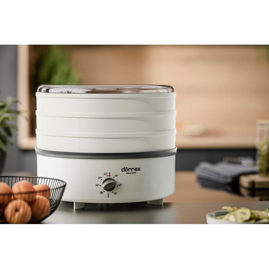 Stöckli Grauer Dörrex Dörrautomat 3 Kunststoffroste 230V, 33,5 cm ohne Timer - Stöckli  