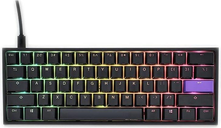 Ducky  ONE 2 Mini MX-Speed Silver, RVB-LED - Suisse 