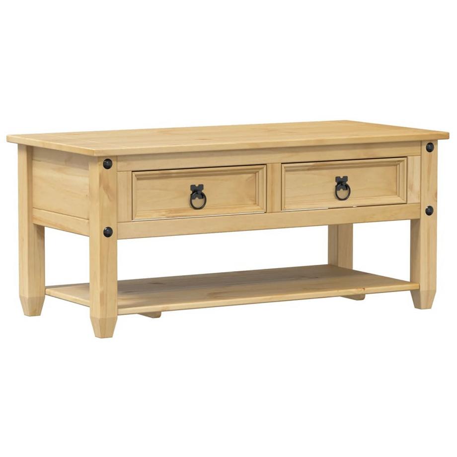 VidaXL Table basse bois de pin  