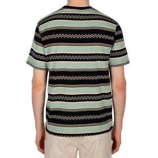 iriedaily Ziggyzack Gestreiftes Kurzarm T-Shirt  