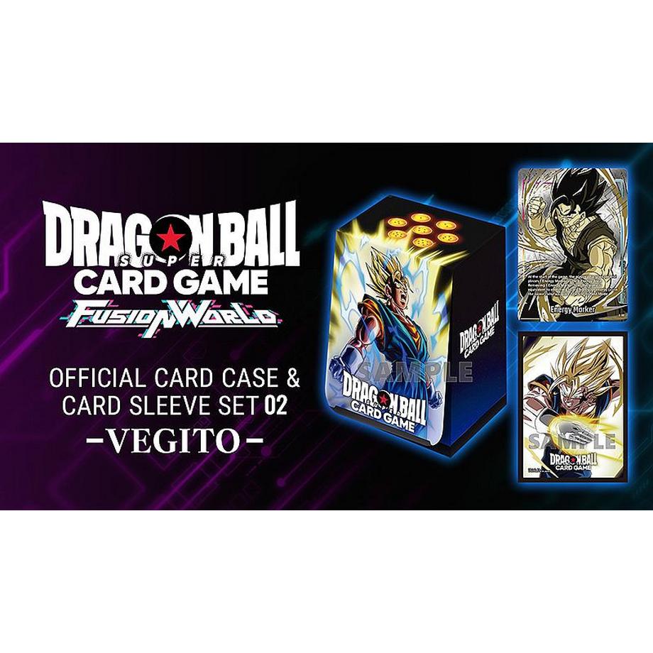 Fusion World Offical Card Case and Sleeves Set 02 - Vegito  - Dragonball Super Card Game