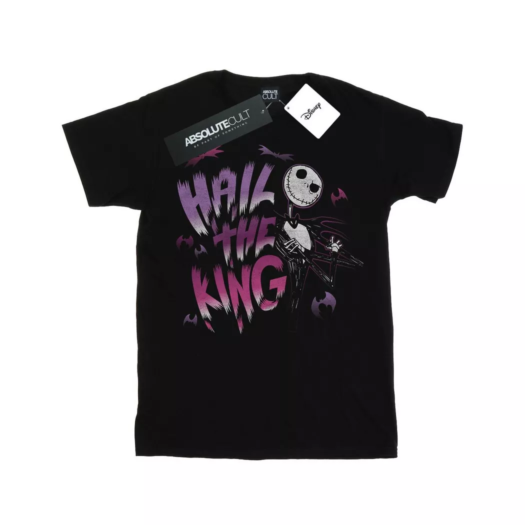 Disney - Nightmare Before Christmas Hail The King TShirt, für Damen, Schwarz, Größe XL