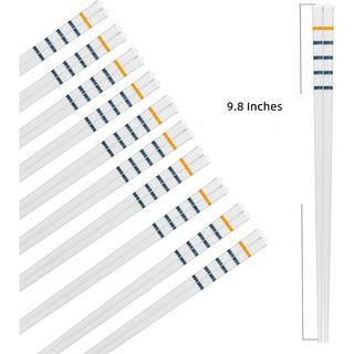 Northio Bacchette di porcellana - design lussuoso - 5 paia  