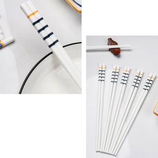 Northio Bacchette di porcellana - design lussuoso - 5 paia  