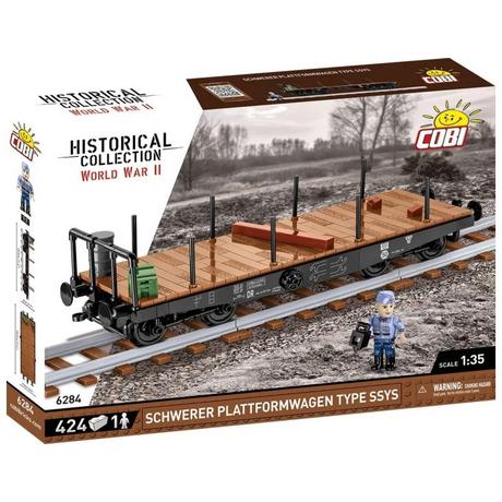 Cobi  Historical Collection Schwerer Plattformwagen Type SSYS (6284) 
