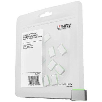 LINDY 40438 Blocco porta USB-C® 10 pz.
