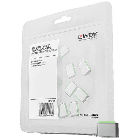 LINDY  LINDY 40438 Blocco porta USB-C® 10 pz. 
