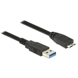 DeLock  85076 cavo USB 5 m USB 3.2 Gen 1 (3.1 Gen 1) USB A Micro-USB B Nero 