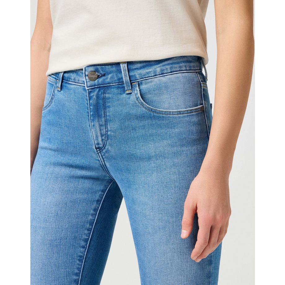 Wrangler Skinny Jeans Helle Waschung  