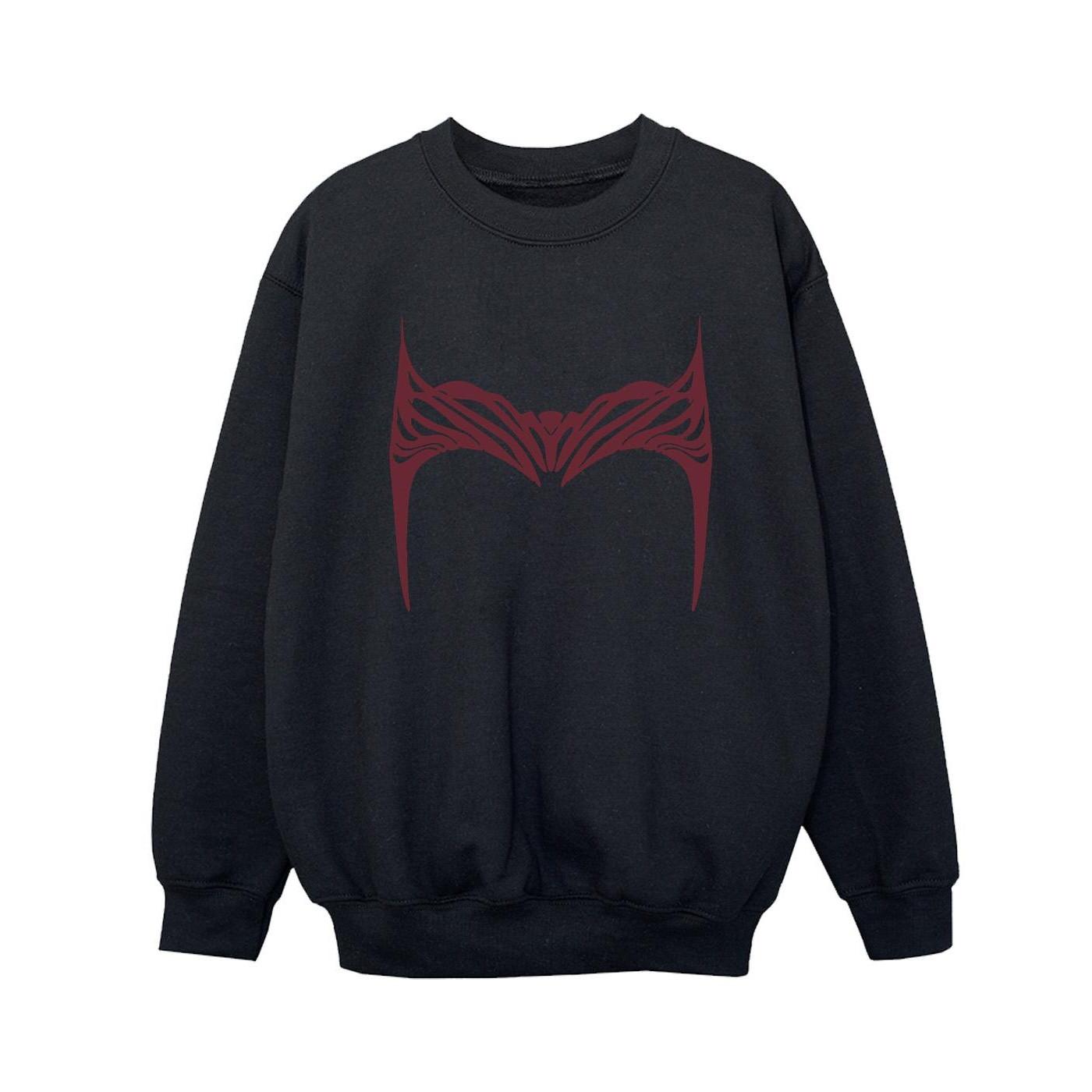 Image of Doctor Strange Wanda Crown Sweatshirt Jungen Schwarz 116
