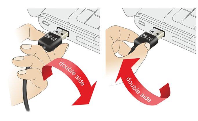 DeLock  3m USB 2.0 A - B m/m cavo USB USB A USB B Nero 