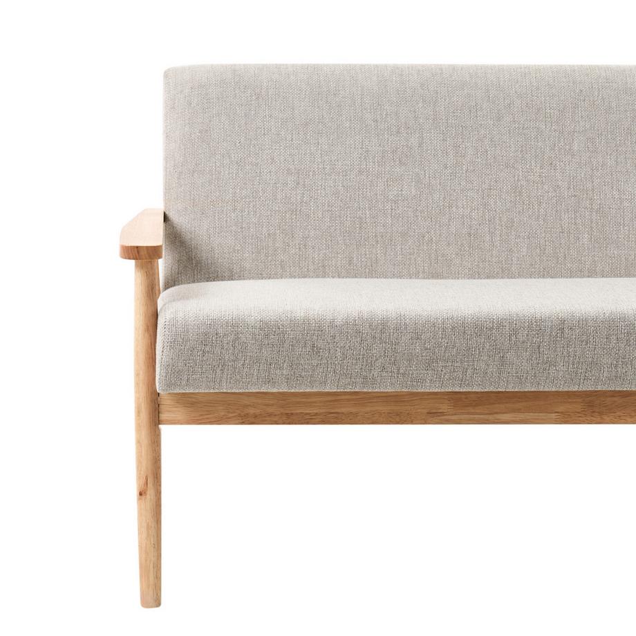 Beliani 3 Sitzer Sofa aus Stoff  ESRUM  