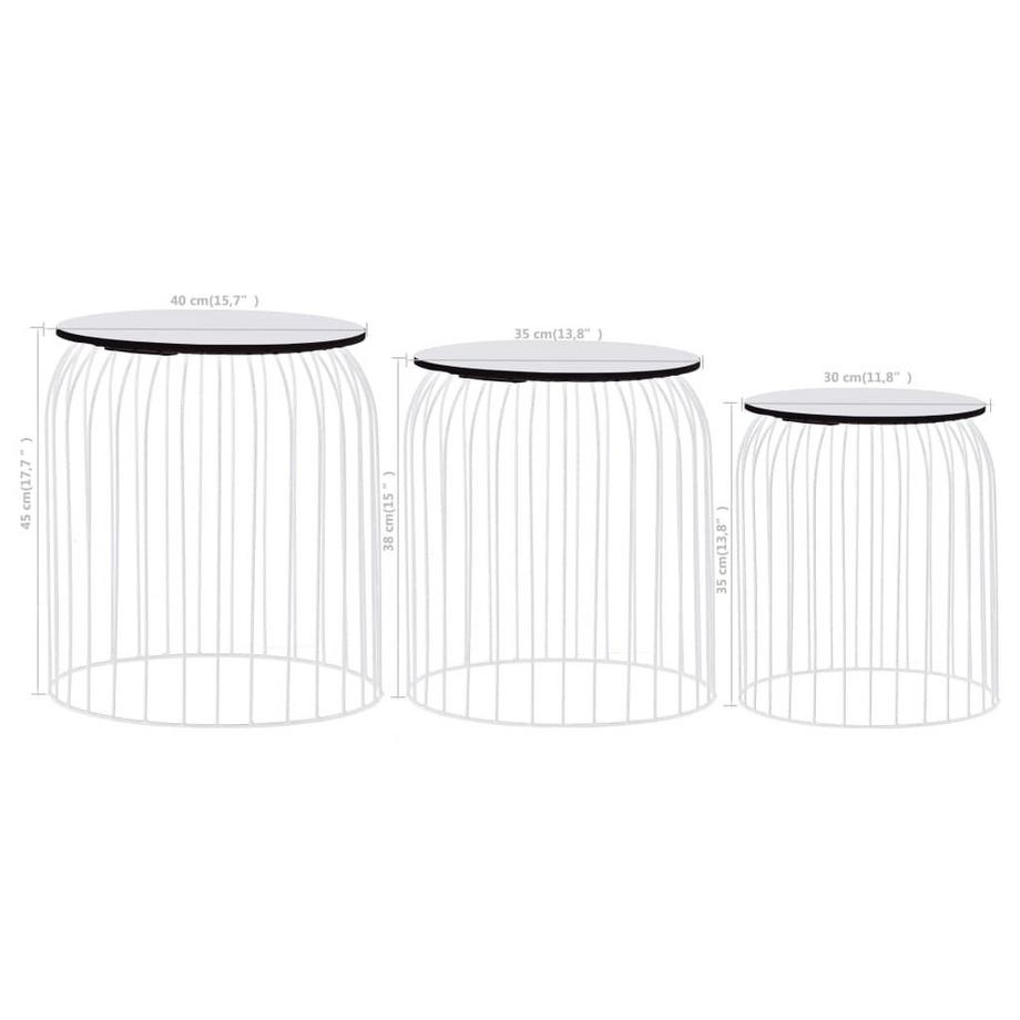 VidaXL Couchtisch metall  