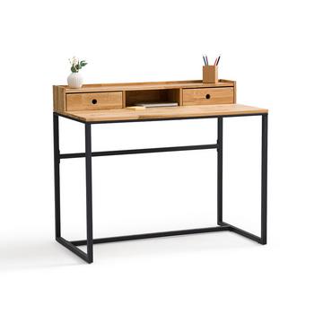 Bureau chêne et métal