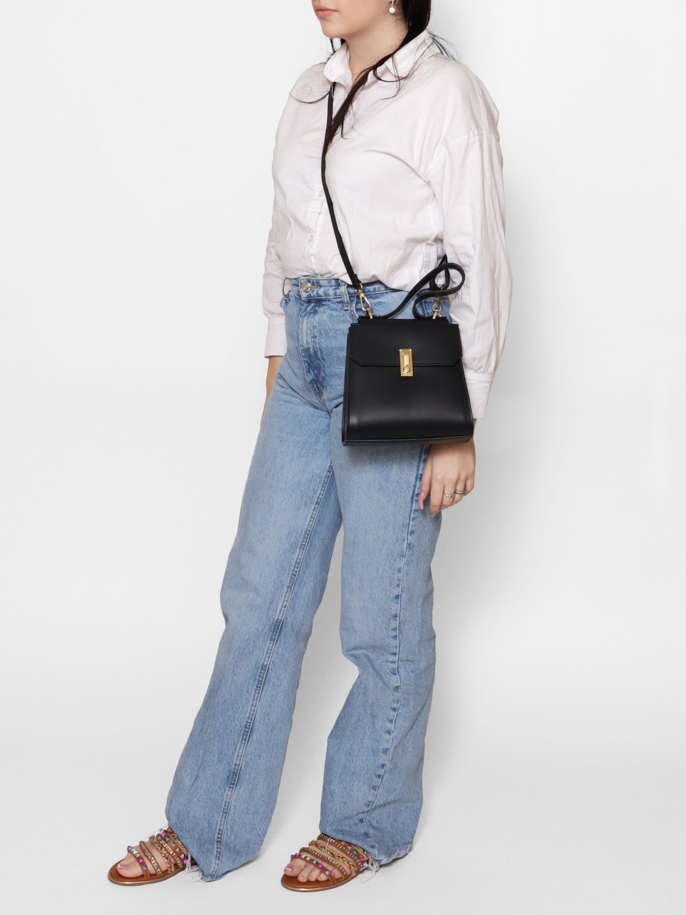 Viola Castellani Handtasche mit Drehverschluss  